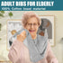 Lunluarai Adult Bibs for Men and Women, Reusable Terry Bibs for Elderly Senior, Waterproof Towel for Adults