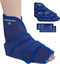 KingPavonini Ankle Foot Ice Pack Wrap for Sprained Ankle/Surgery Recovery, Reusable Gel