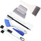 MXY 7 Piece Window and Sliding Door Track Cleaning Brushes Set, Hand-held Groove Cleaning Tools, Grout Brush Scraper