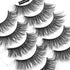 outopen 3D Mink Lashes Natural Wispy False Eyelashes 15mm Fluffy Long Eye Makeup Tools 5 Pairs Pack (Q1 | 13-15MM)