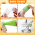 Qeeenar 20 Rolls/300 5 Disposable Diaper Sacks with Red Orange Scented Refill Bags Waste Bags with Dispenser
