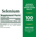 Nature's Bounty Selenium, 200 mcg, 100 Tablets