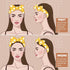Teenitor 5pcs Makeup Headband Set, Spa Bow Headbands for Washing Face, Makeup, Shower, Microfiber for Girls Women Gift
