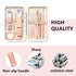 Manicure Set Nail Clipper Set, Stainless Steel Personal Care Tools for Women Men with Portable Travel Case