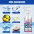 teqnizo 2PCS Stubborn Stains Cleaner, Bathroom Descaler Cleaner, Bathroom Foam Cleaner Spray, All-Purpose Descaler Foam