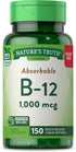 Nature's Truth Vitamin B12 | 1000 mcg | 150 Softgels | Non-GMO & Gluten Free