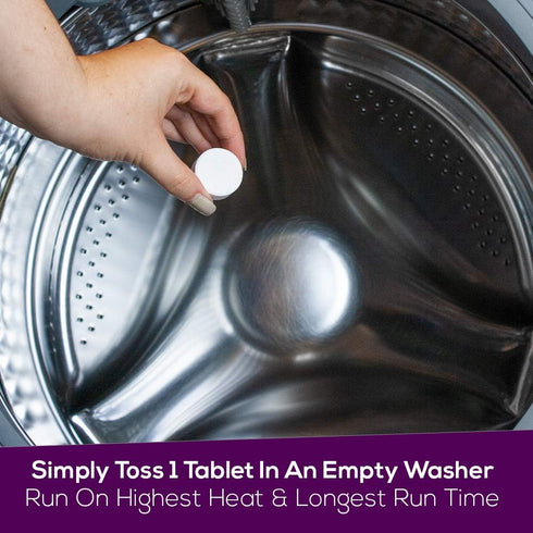 Rejuvenate Washing Machine Cleaner & Deodorizer Tablets - 3 Months Supply (3 Tablets)