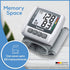 Beurer Wrist Blood Pressure Machine with Adjustable Cuff, Automatic & Digital Monitor, 2x60 Memory Reading, XL LCD