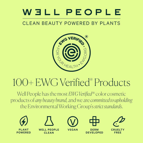 Well People Power Palette Eyeshadow, Five Long-wear Matte & Shimmer Shades for Intense Color, Vegan