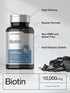 Horbaeach Biotin 10000mcg | 180 Vegetarian Tablets | Non-GMO, Gluten Free Beauty Supplement Formula