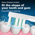 3 Pack Toothbrush Replacement Heads Compatible with WaterPik Sonic Fusion 2.0, FitMount Flossing Brush Head