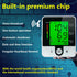 Talking Digital Wrist Blood Pressure Monitor, Automatic Machine with Rechargeable Cuff for Home Use, Large LCD Display