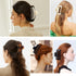 laxizar 8 Pack Claw Clip Hair Clips, 4.3 Inch Rectangular Hair Clips for Women and Girls