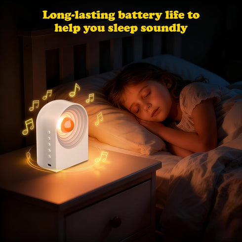 UNEEDE White Noise Sound Machine with Bluetooth Functionality, Night Light, Portable Bluetooth Speaker with Noise
