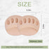 SooGree 10 Pairs Metatarsal Pads Ball of Foot Cushions for Women Heels, Honeycomb Fabric Forefoot Cushion Pads