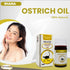 Shana Natural Oils Cold Pressed Ostrich Oil, Pure for Skin, Body, Hair, Food, No Additives, Non-GMO, Kosher (1 Pack)