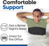 Rib Brace Chest Binder - Chest Compression Support for Rib Muscle Injuries, XXL - Black - 52 Inch