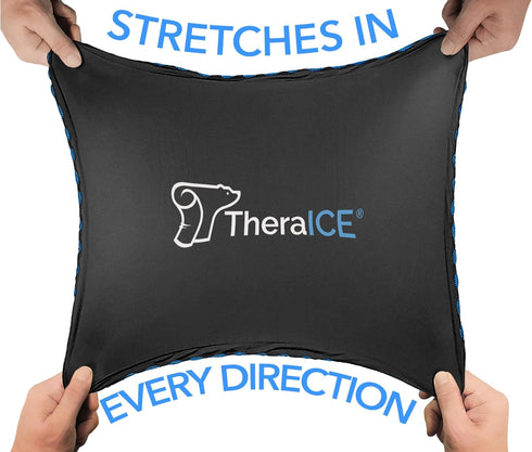TheraICE PROpack Ice Pack for Injuries, Reusable Cold Gel Compress for Muscular Pain, 9 x 12 Flexible Wrap for Aches