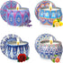 Set 4 Pack 8% 120H Scented Candles Gift for Women - Aromatherapy Candles with Essential Oils, Burn Time, Stress Relief