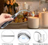 AT-Mizhi Electric Lighter, Rechargeable Long Neck Lighter with LED Flashlight for Candles & BBQ