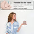 Contact Lens Case with Cleaner Washer, Portable Cute Eye Contacts Applicator Remover Tool Kit with Mirror (Rose Gold)
