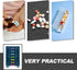 TOYANDONA Portable Weekly Medicine Organizer Reusable Travel Case with Storage for Daily Pill Sorting and Convenient