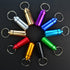 10 Pcs Portable Pill Case, Bantoye Waterproof Aluminum Pill Holders with Keychain for Outdoor Camping Traveling,