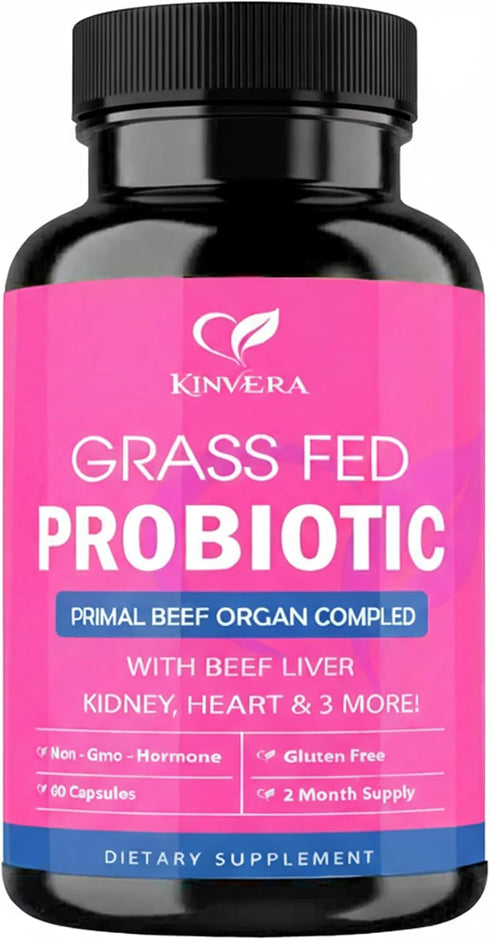 Grass-Fed Beef Liver Capsules for Women Female-Optimized Natural Organ Supplement Cognitive Function,