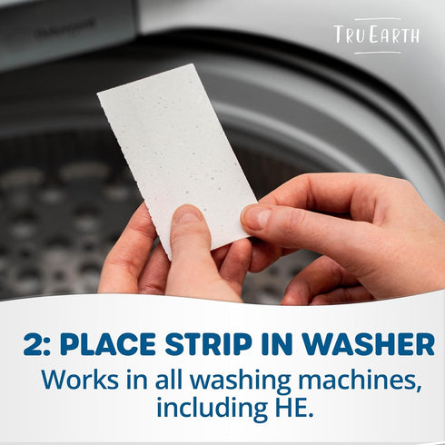 Tru Earth Platinum Heavy Duty Laundry Detergent Sheets, Up to 64 Loads (32 Count), Fresh Linen Scent, Eco-Friendly