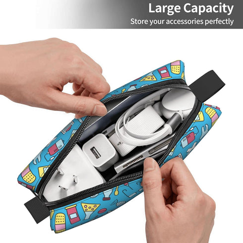 YISHOW Nurse Equipment Makeup Bag, Adorable Travel Cosmetic Toiletry Organizer Case for Women