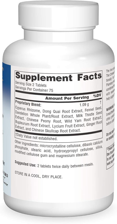 Planetary Formulas Herbals Bupleurum Liver Cleanse 545 mg - 150 Tablets