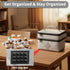 Nexazen Fireproof & Waterproof Medicine Organizer Case for Pills Bottle, Large Capacity Medical Bag Holds Essential