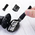 MECCANIXITY Shaver Cleaning Brush Tools: Double-Sided Black with 2 Inch Plastic Handle for Home and Office, 8 Pack.