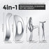 Outus 4 1 Set, Set in Stainless Steel Muscle Fascia Scraper Tool Gua Sha Muscle Scraper for Soft Tissue Mobilization