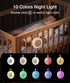 Machine,33 10 Portable Sound Machine for Baby,LEICEX White Noise Soothing Sound Colors Night Light Sleep Machine