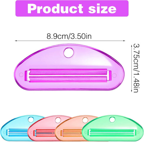 Xinjoduz 10 (5 PCS Tooth Pastetooth Paste Squeeze, Plastic Toothpaste Tube Squeezer Tool Hanging Kids Toothpaste