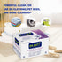 DR.EASY Odor Remover Laundry Detergent Sheets 240 loads Lavender,Easy To Carry Great For Travel,safe for baby & pets,No mess No Dyes biodegradable formula