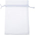 Wudygirl 100pcs Organza Bags 4X6 - White Gift Bags with Drawstring for Party Wedding Favor, Baby Shower