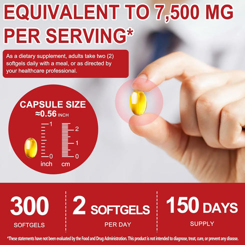 Maaoun 300 Bulb Aged Garlic Extract Capsules Softgels | Odorless Aged Garlic Formula from Allium Sativum | Non-GMO
