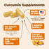 Turmeric Curcumin & Black Pepper Extract - 2 Pack - High Absorption Joint Support Supplement with Bioperine, 95%