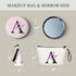 SEAMOON Gifts for Women Birthday Unique,Maid of Honor Gifts,Friendship Gifts for Women,Birthday Gifts for Sister from Sister,Makeup Bags for Women,Cosmetic Bag with Mirror,Small Gifts for Women,(A)