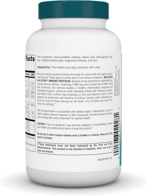 Immune Immune 90 Source Naturals Wellness N-A-Cetin Protocol, Crucial Defense* - Tablets
