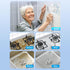 MEFELF 2 4 1500mAh Electric Spin Scrubber - Cordless Handheld Cleaning Brush with Speeds & Brush Heads, Rechargeable