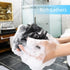 Yoget Bath Loofah Sponge, 4 Pack Black 60G Shower Mesh Ball Soft Pouf Body Scrubber for Exfoliating Skin