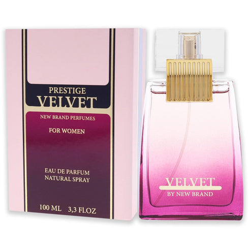 New Brand Perfumes Velvet Women EDP Spray, 3.3 oz (vel1w)