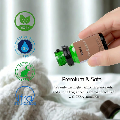 Set, 6 10ml Essential Oils Gift x Pure Aromatherapy Oils, Undiluted Fragrance Oils for Diffuser, Soap Making, Home