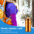 Hotop 14 Pieces Portable Pill Holder Keychain - Waterproof Aluminum Mini Tablet Container for Outdoor Use