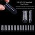 NMKL38 120Pcs Dual Forms Full Cover Nail Tips, Upper Arched Extension Mold (Mold A)