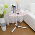HEVIRGO 360 Modern Triangle Stand Adjustable Height Degree Rotatable Bedside Table Lifting Moveable Sofa Side End