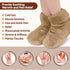 NEWGO Microwaveable Booties Foot Warmers - Heating Pad for Foot Heated Slippers for Cold Feet, Plantar Fasciitis,